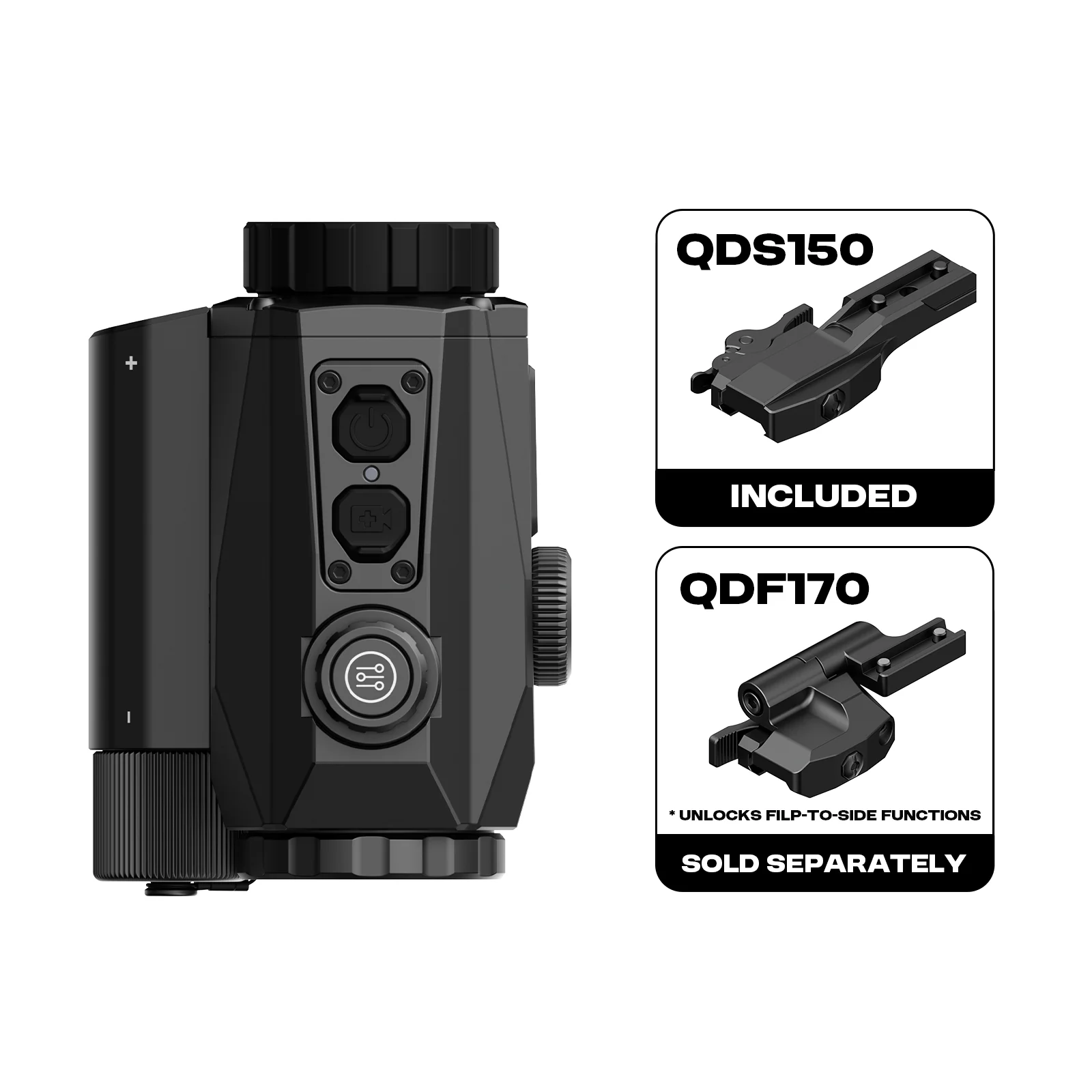 NVMD-C200 Night Vision Multi-Purpose Device - Red Dot Magnifier, Standalone Scope, Clip-On, Action Camera - Image 11